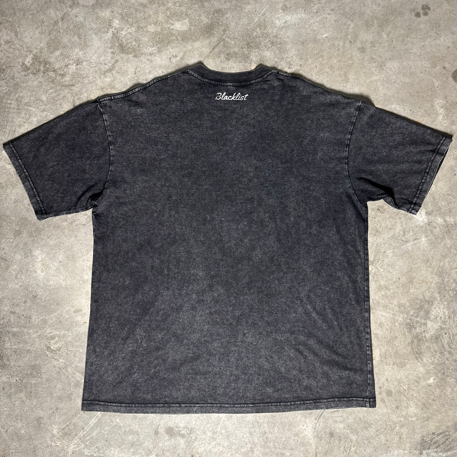 Baseline Acid-Wash Tee — Black