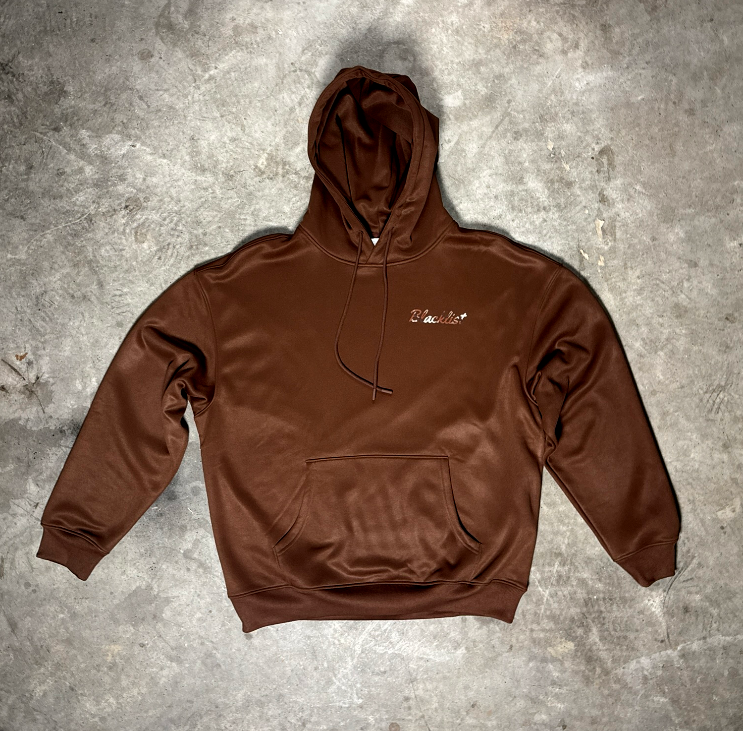 Baseline Solid Hoodie — Dark Brown