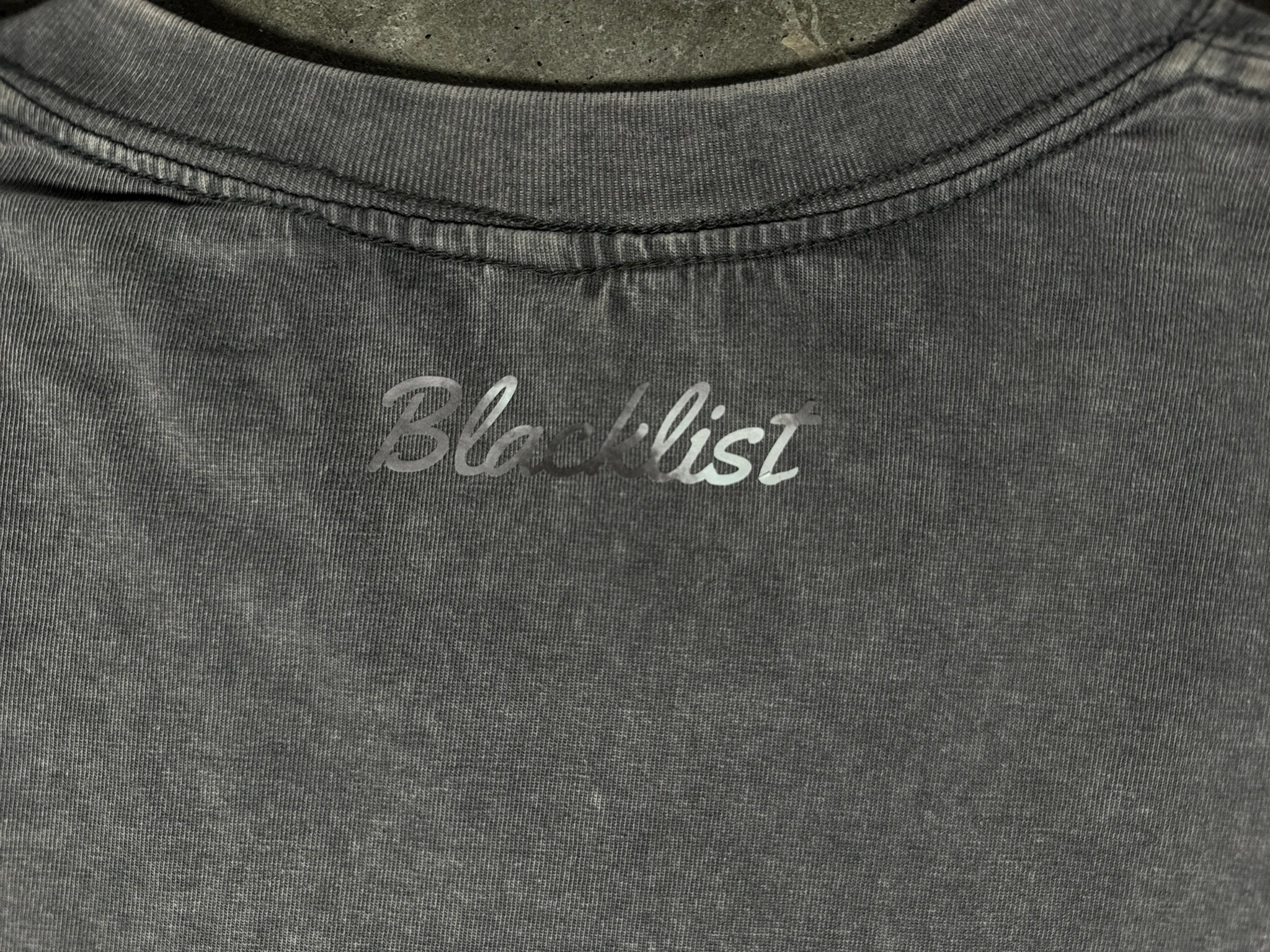 Baseline Acid-Wash Tee — Gray