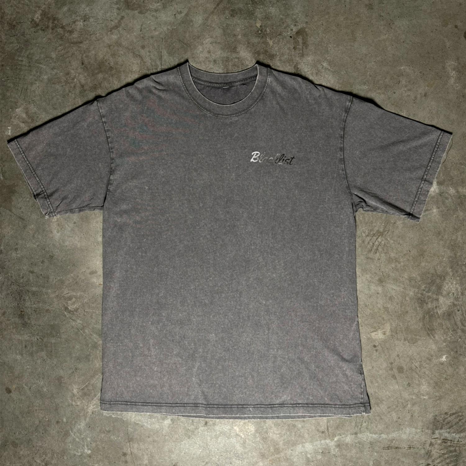 Baseline Acid-Wash Tee — Gray