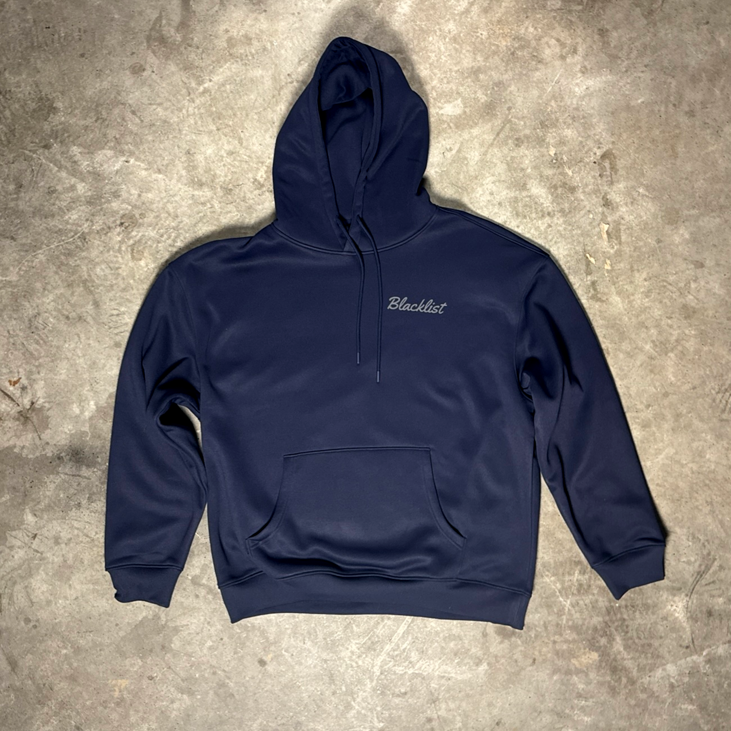 Baseline Solid Hoodie — Navy