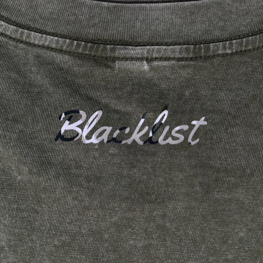 Baseline Acid-Wash Tee — Olive
